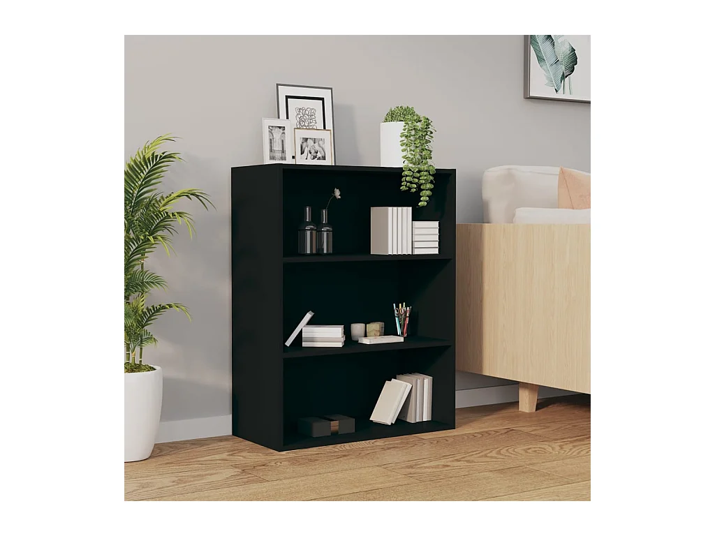 Armoire murale suspendue Noir 69,5x32,5x90 cm