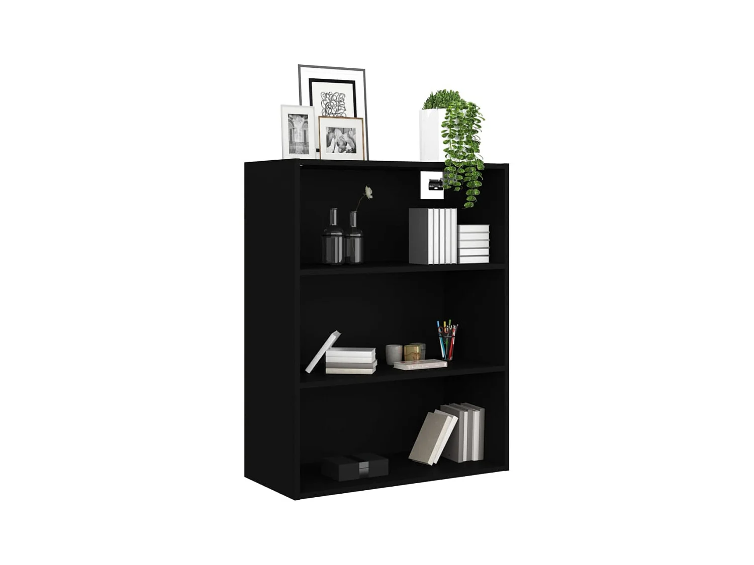 Armoire murale suspendue Noir 69,5x32,5x90 cm