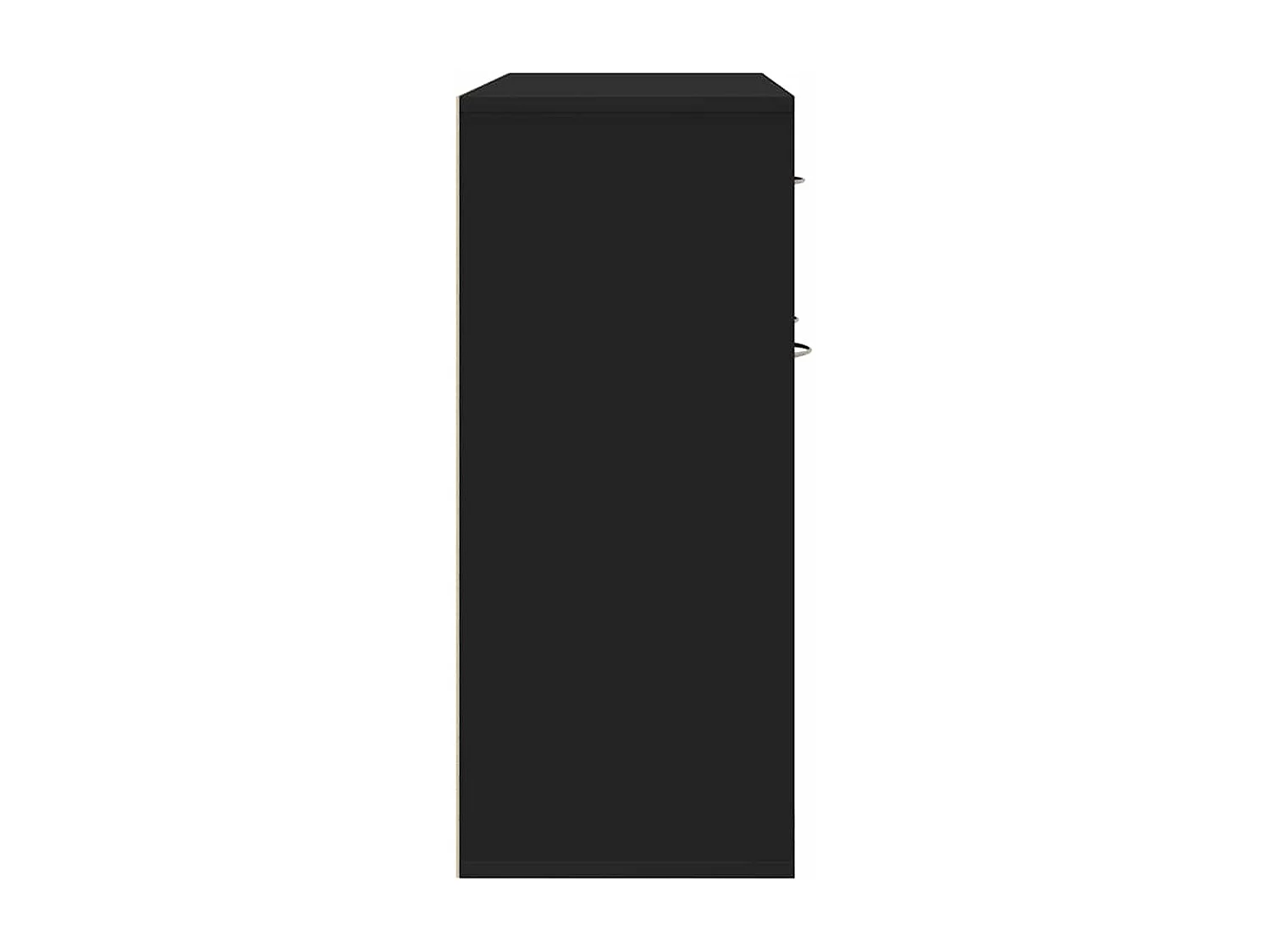 Buffet Noir 88x30x70 cm Bois d'ingénierie