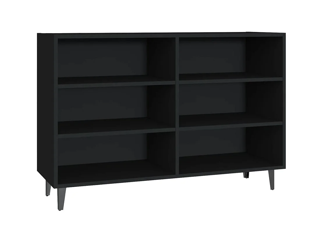 Credenza nera 103,5x35x70 cm in legno ingegnerizzato