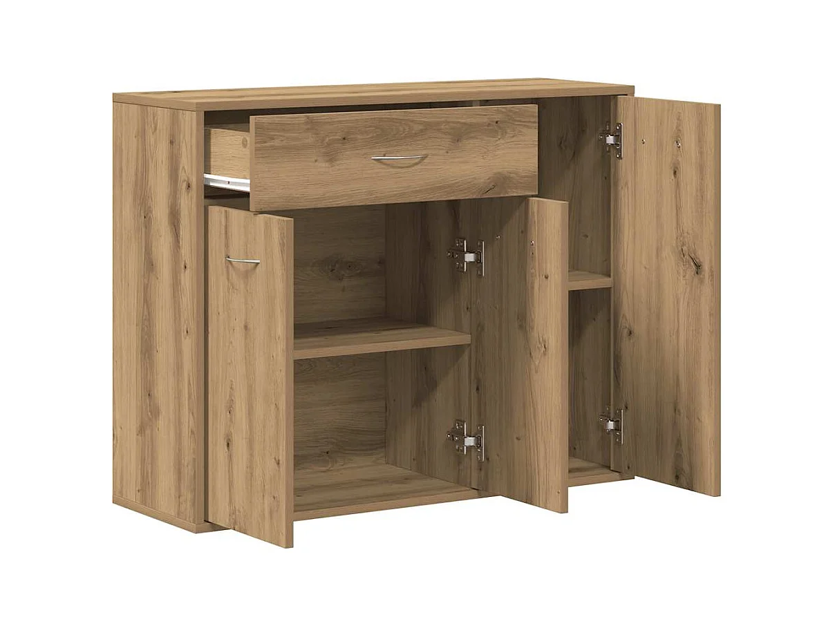 Handgefertigtes Sideboard aus Eichenholz 88x30x70 cm