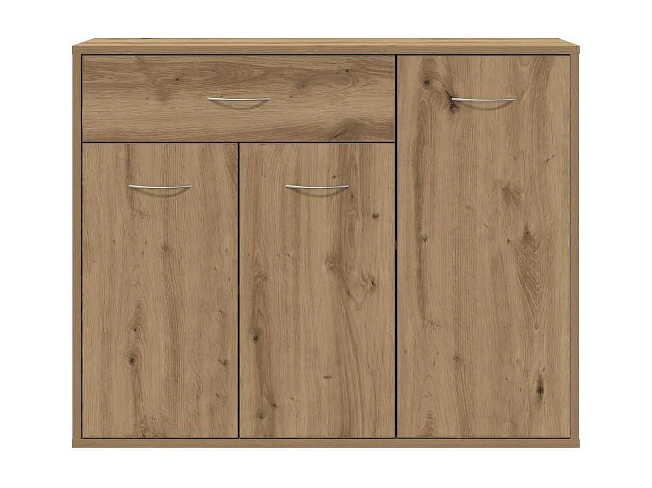 Credenza artigianale in rovere 88x30x70 cm in legno ingegnerizzato