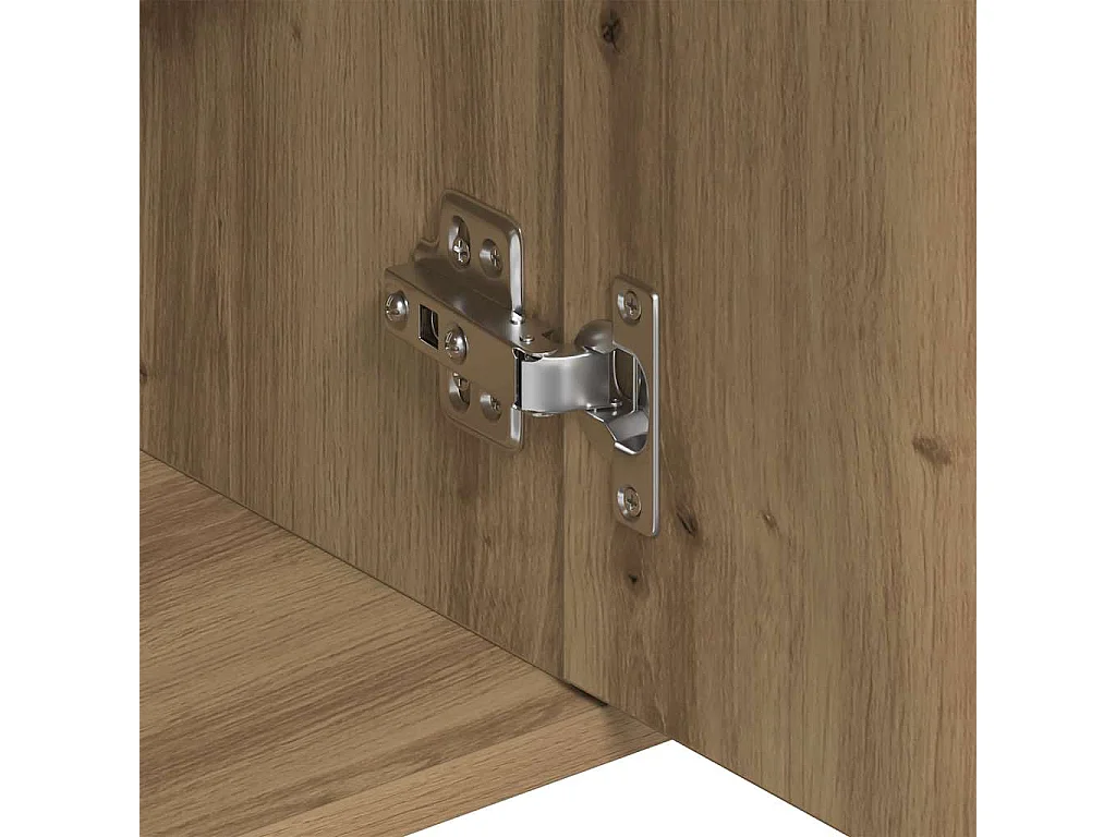 Credenza artigianale in rovere 88x30x70 cm in legno ingegnerizzato