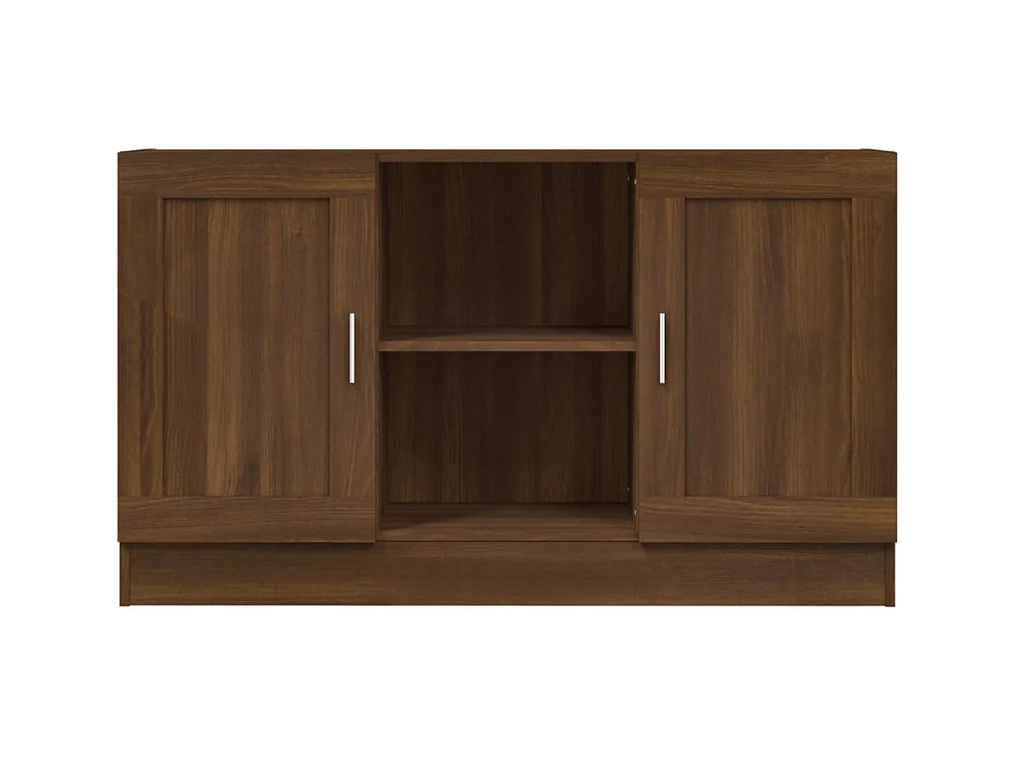 Dressoir Bruin eiken 120x30,5x70 cm Technisch hout