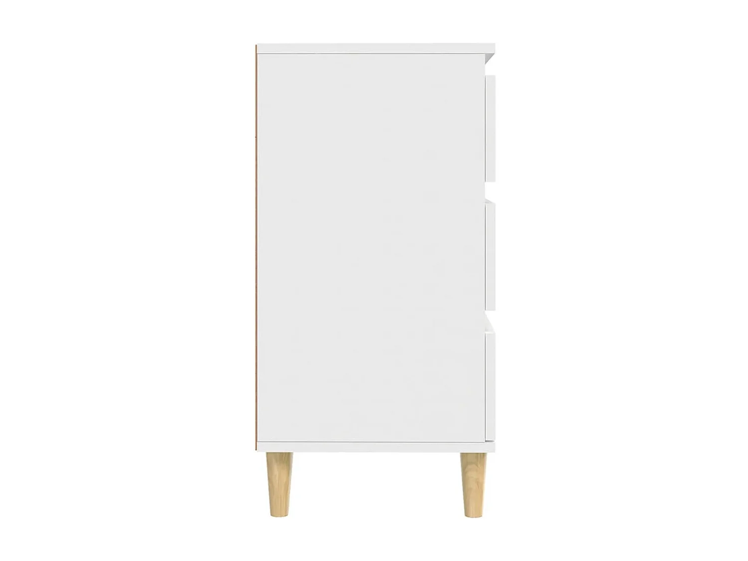 Aparador Blanco 60x35x70 cm Madera de Ingeniería