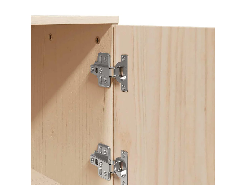 Buffet haut 67x40x108,5 cm Bois massif de pin