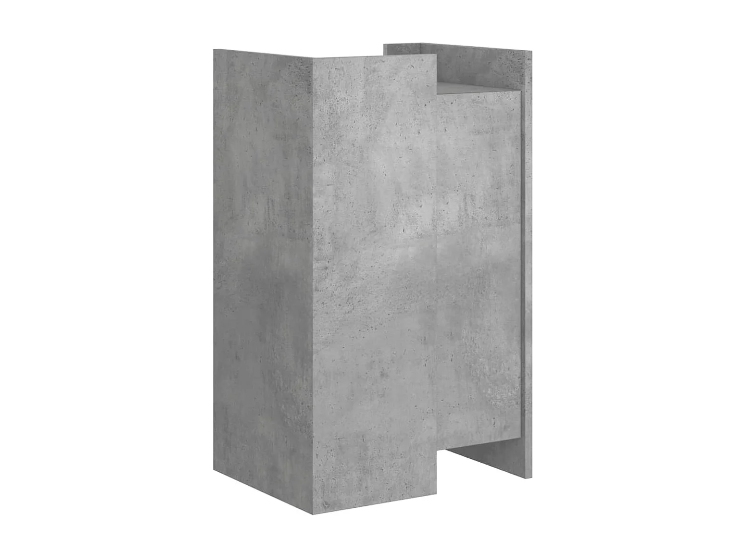 Buffet gris béton 45x35x75 cm Bois d'ingénierie