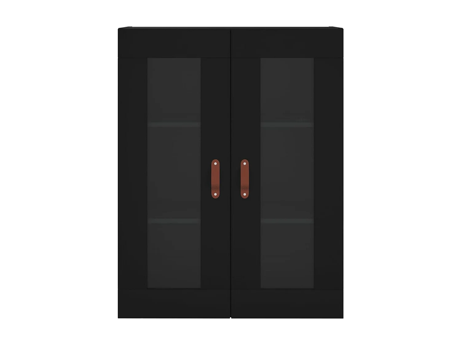 Armoire murale noir 69,5x34x90 cm