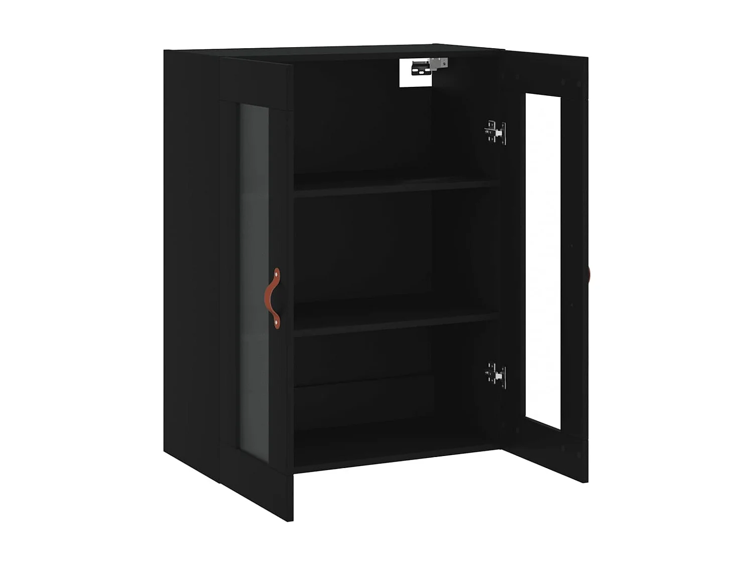 Armoire murale noir 69,5x34x90 cm