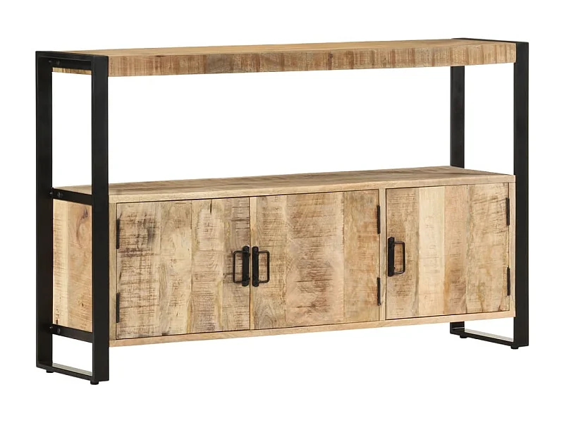 Armoire latérale 120x30x75 cm Bois de manguier solide