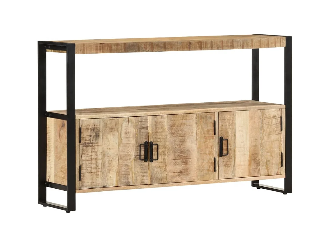 Armoire latérale 120x30x75 cm Bois de manguier solide