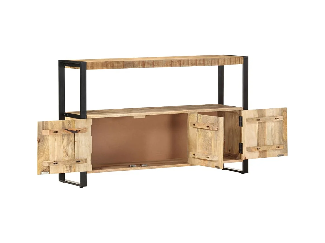 Armoire latérale 120x30x75 cm Bois de manguier solide