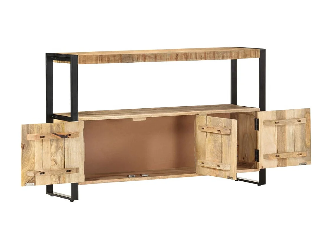 Armoire latérale 120x30x75 cm Bois de manguier solide