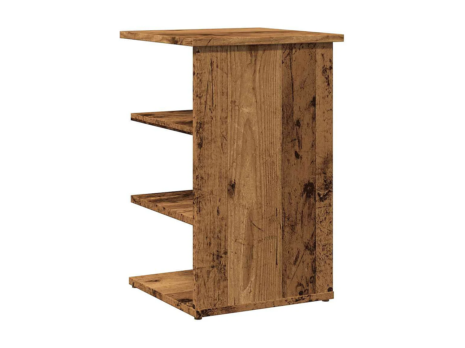 Buffet vieux bois 35x35x55 cm bois d'ingénierie