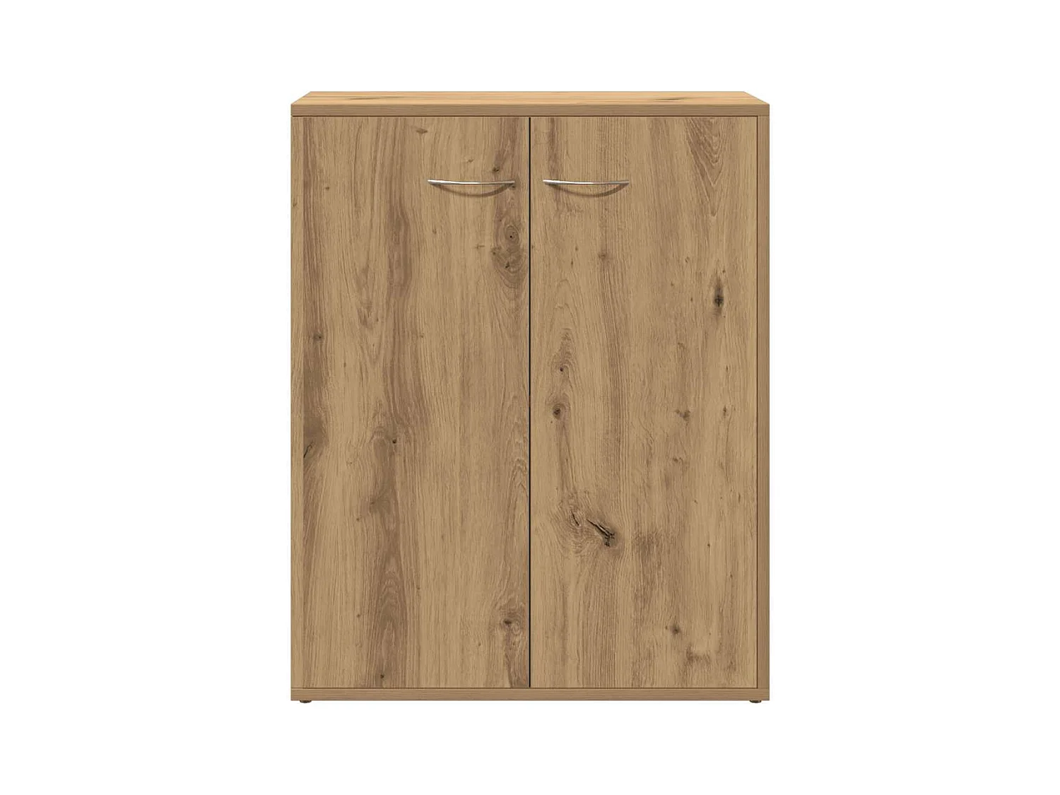 Buffet chêne artisanal 60x30x75 cm bois d'ingénierie