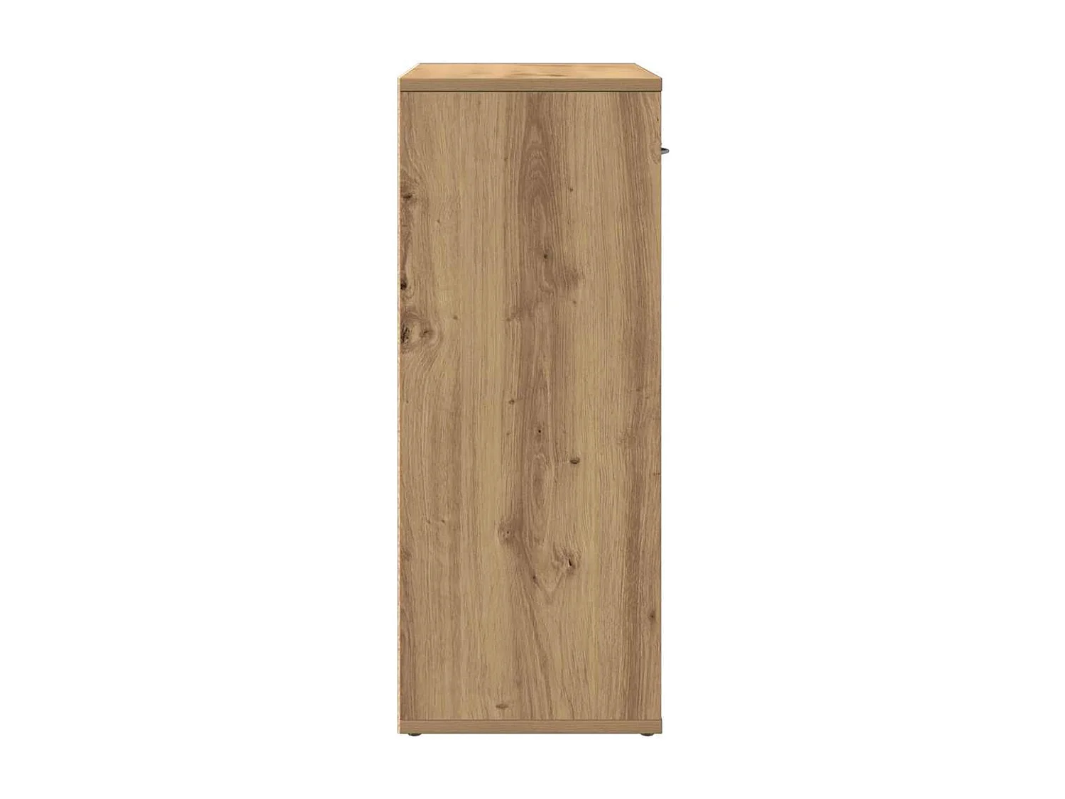 Buffet chêne artisanal 60x30x75 cm bois d'ingénierie