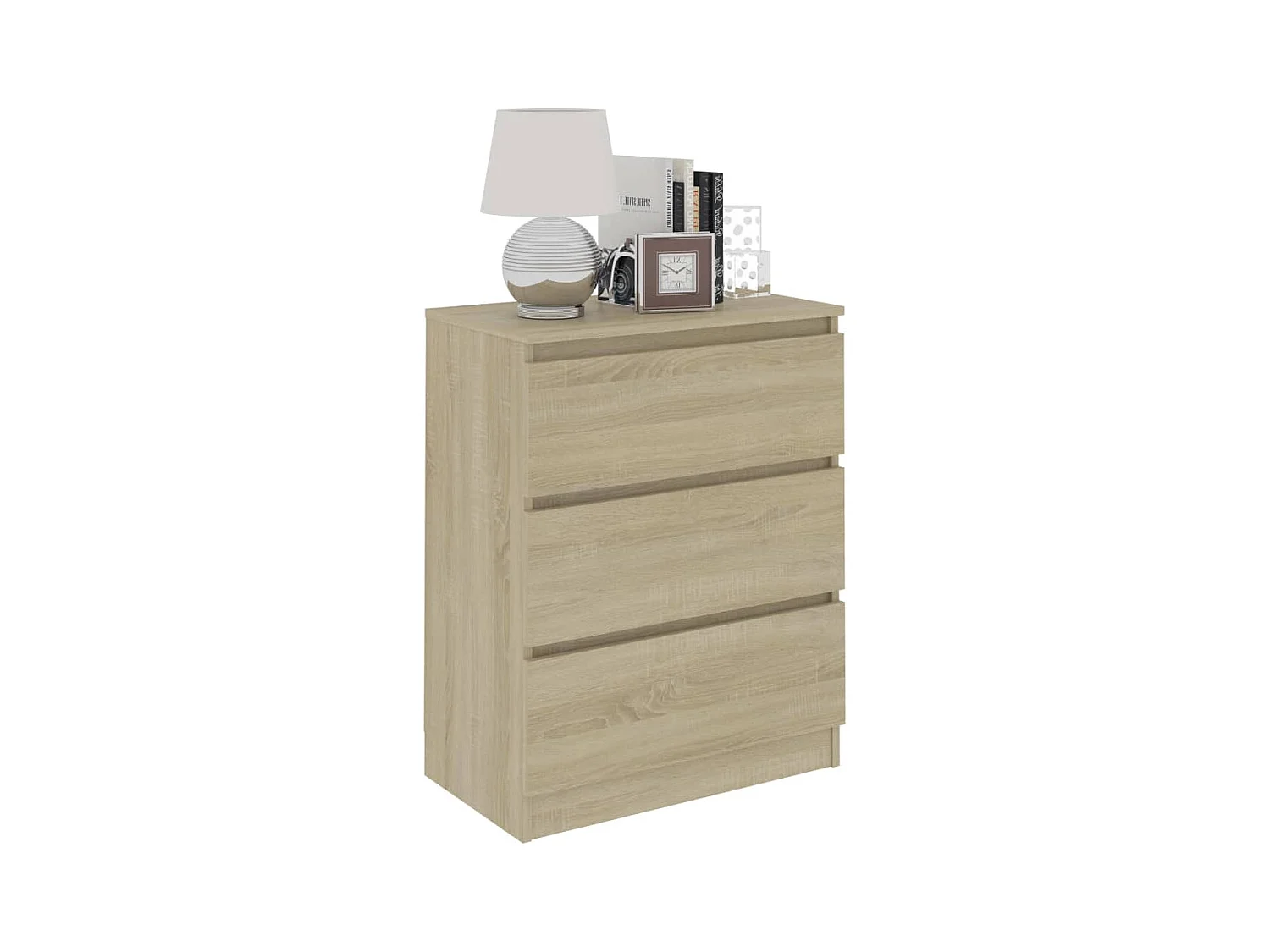 Buffet Chêne sonoma 60x35x76 cm Bois d'ingénierie