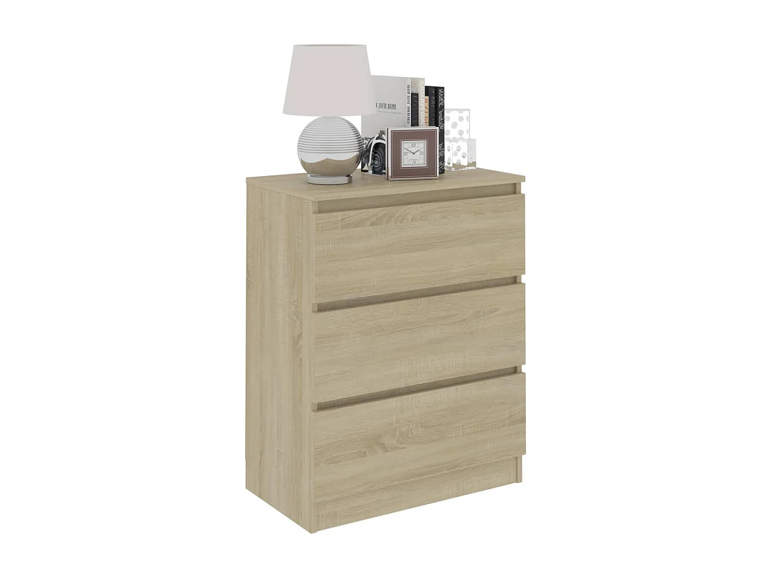 Buffet Chêne sonoma 60x35x76 cm Bois d'ingénierie