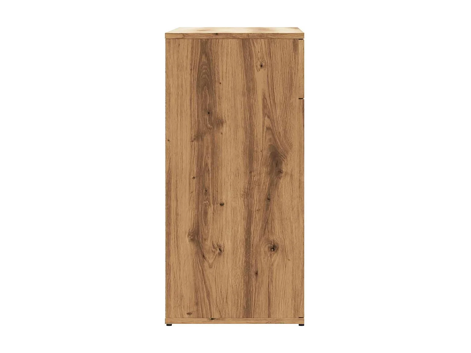 Buffet chêne artisanal 80x36x75 cm bois d'ingénierie