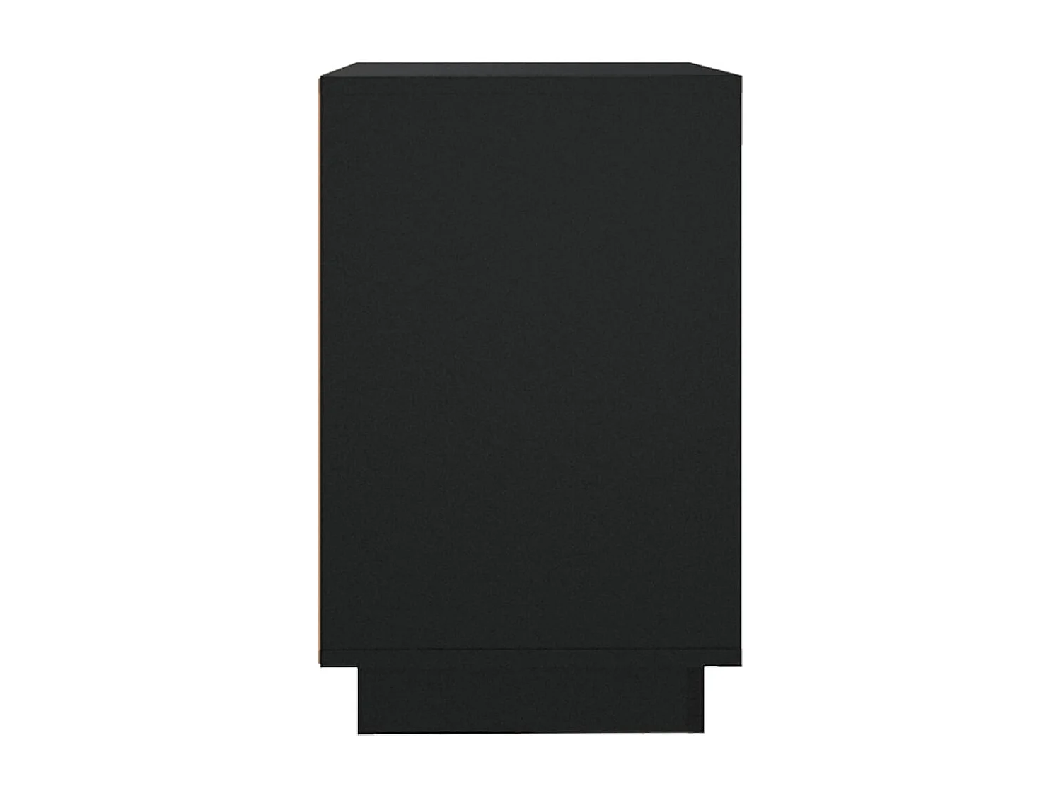 Buffet noir 102x35x55 cm bois d'ingénierie