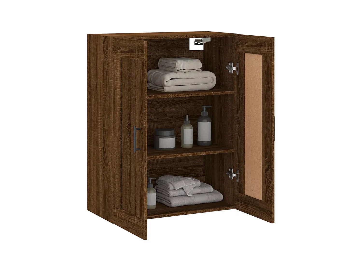 Armoire murale chêne marron 69,5x34x90 cm bois d'ingénierie
