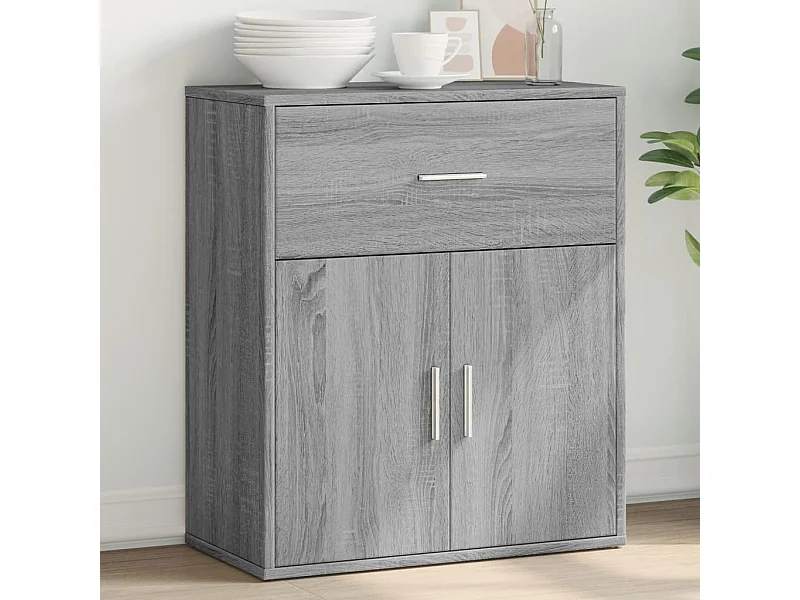 Buffet sonoma gris 60x31x70 cm bois d'ingénierie