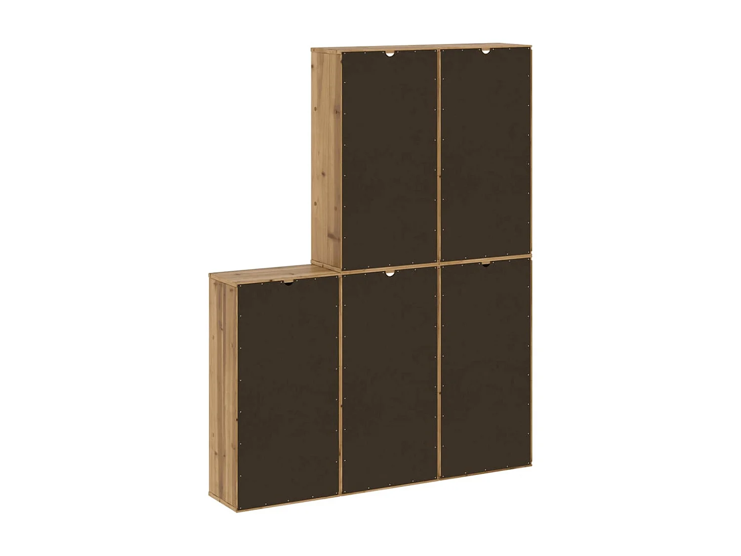 Armoires latérales 5 pcs ODDA 40x24x79 cm bois massif pin