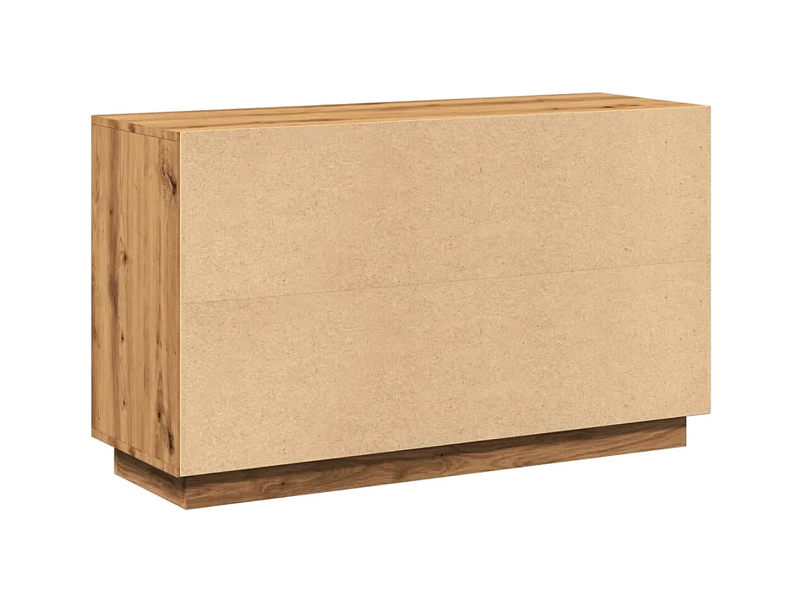 Buffet chêne artisanal 102x35x60 cm bois d'ingénierie