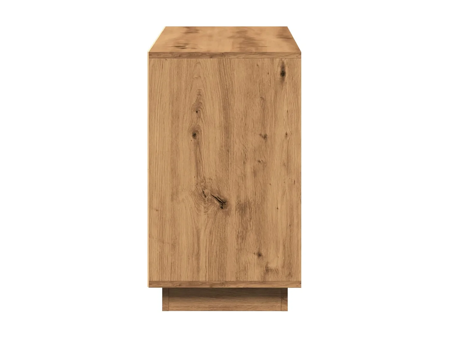 Buffet chêne artisanal 102x35x60 cm bois d'ingénierie