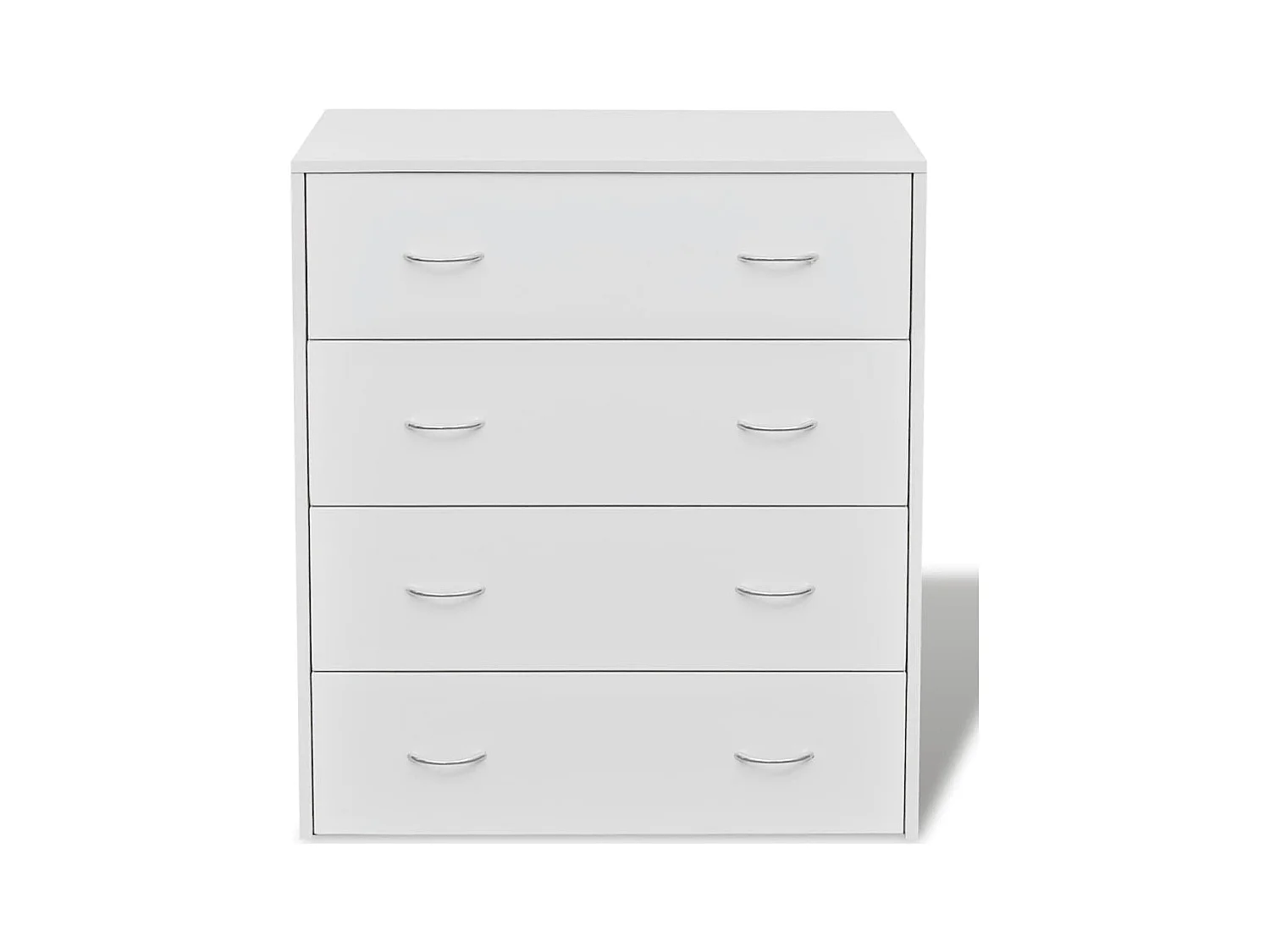 Credenza con 4 cassetti 60x30,5x71 cm Bianco