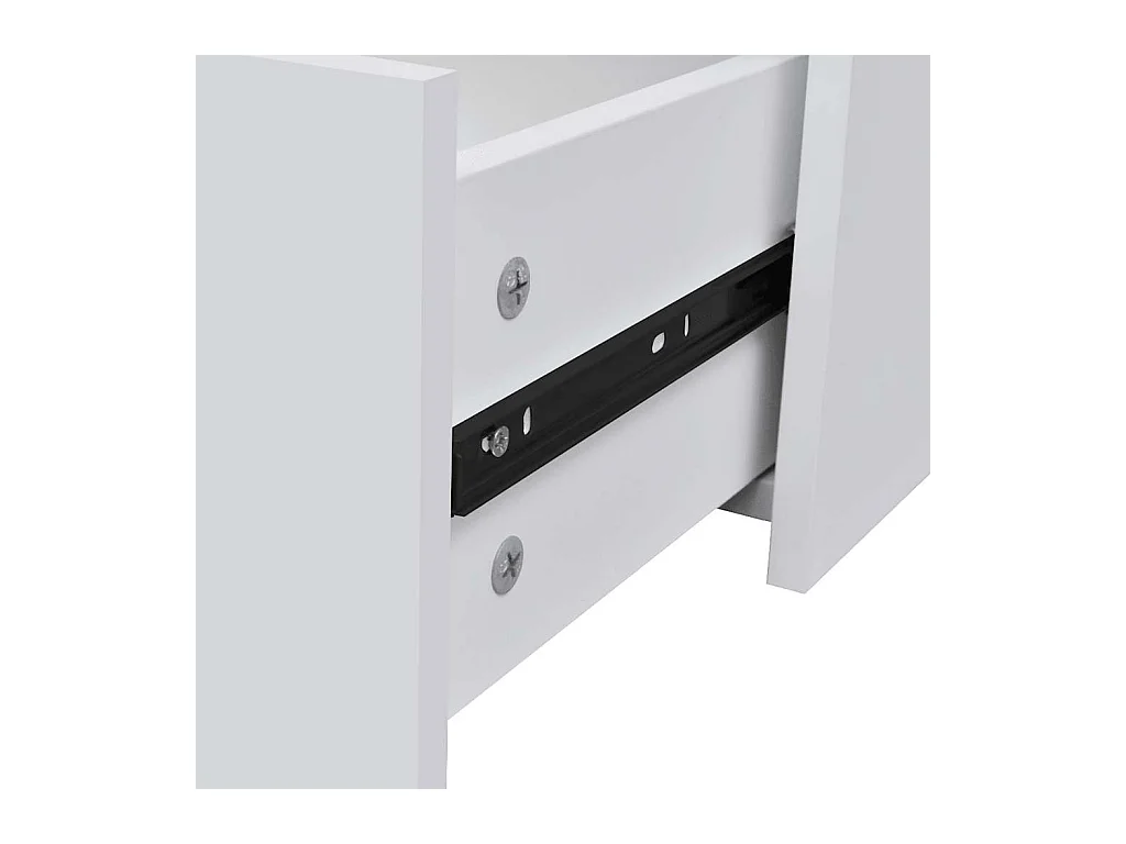 Credenza con 4 cassetti 60x30,5x71 cm Bianco