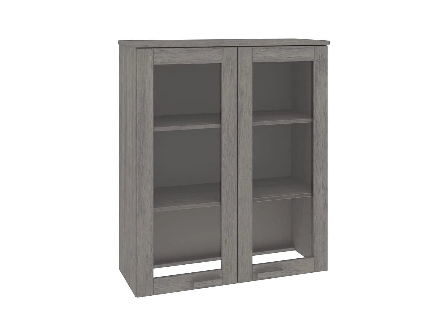 Dessus de buffet HAMAR Gris clair 85x35x100 cm Bois de pin