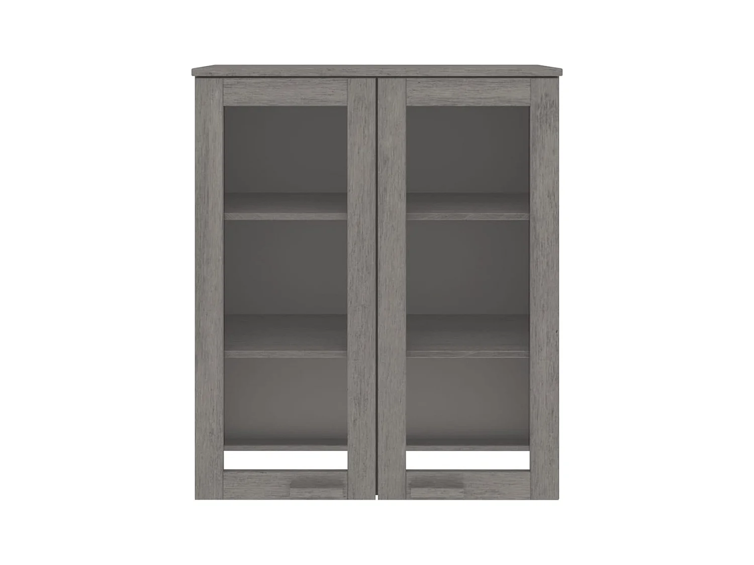 Dessus de buffet HAMAR Gris clair 85x35x100 cm Bois de pin