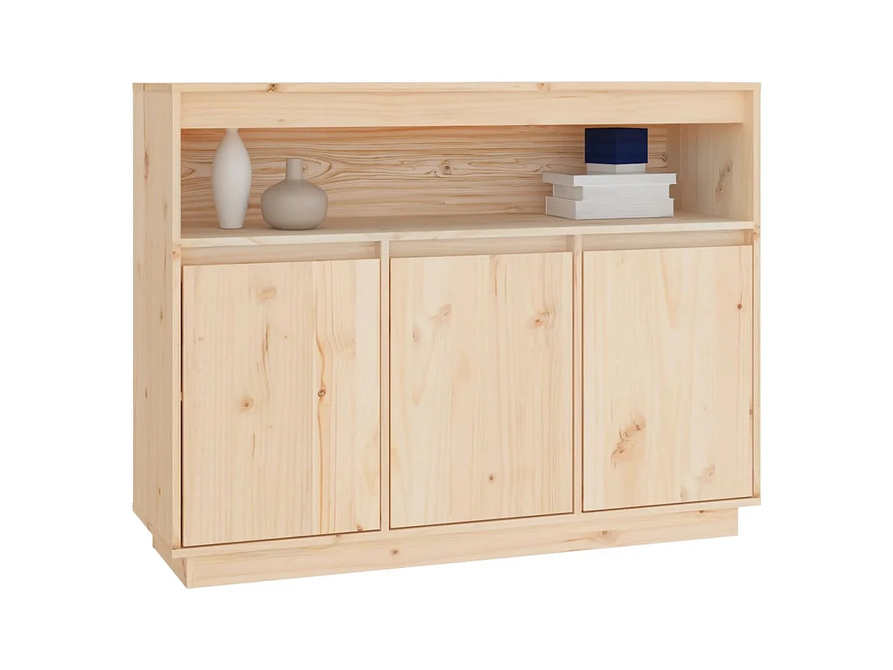 Buffet 104,5x34x80 cm Bois massif de pin