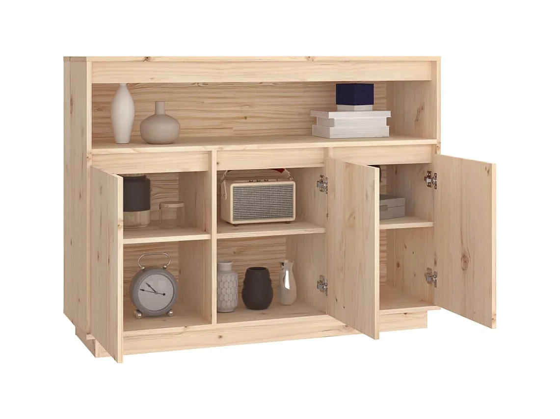 Buffet 104,5x34x80 cm Bois massif de pin