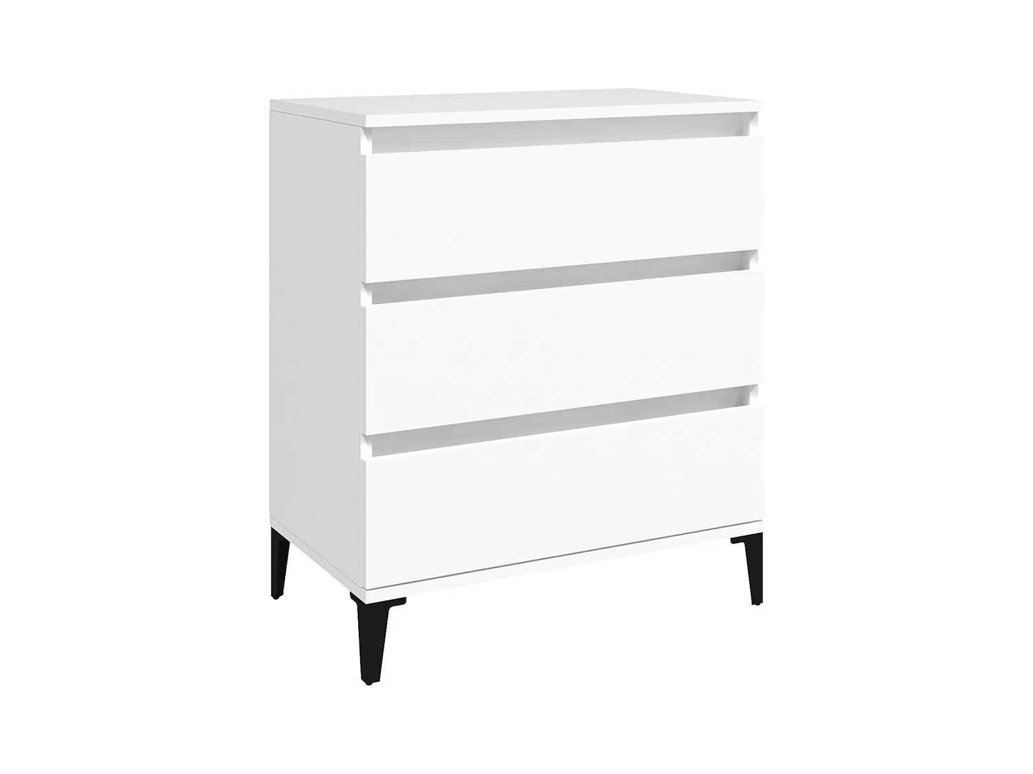 Buffet Blanc 60x35x70 cm Bois d'ingénierie