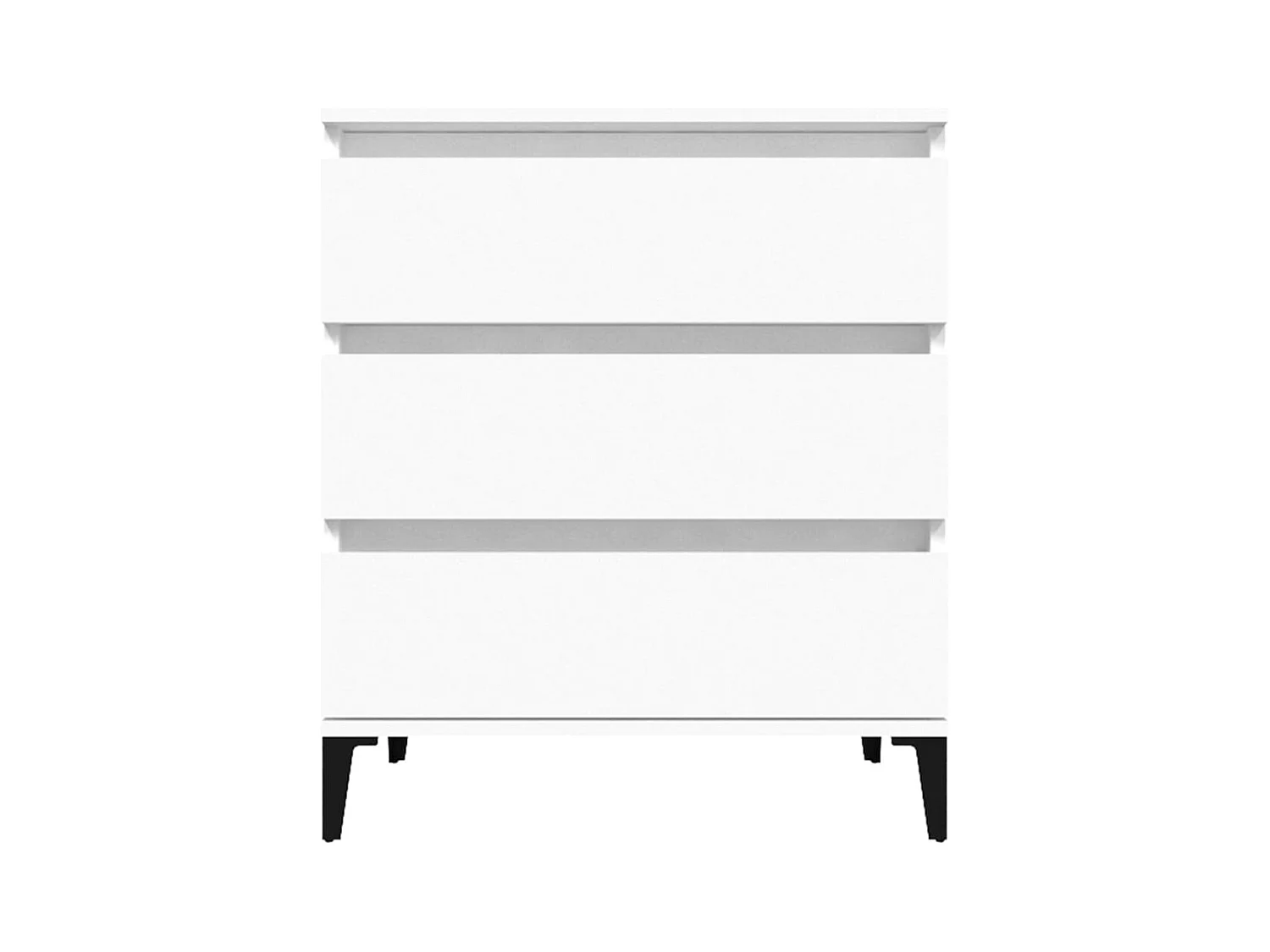 Buffet Blanc 60x35x70 cm Bois d'ingénierie