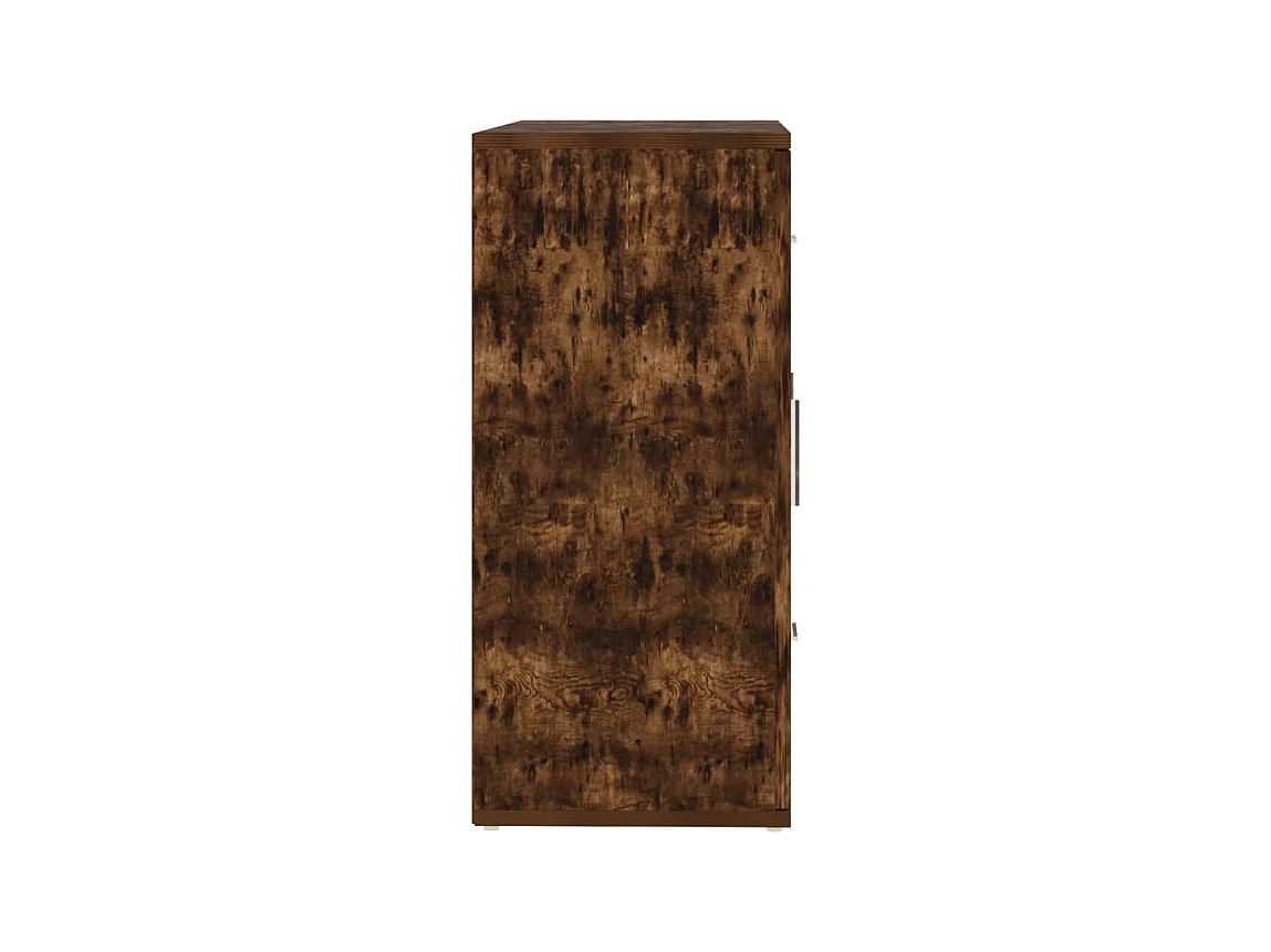 Buffet Chêne fumé 91x29,5x65 cm Bois d'ingénierie