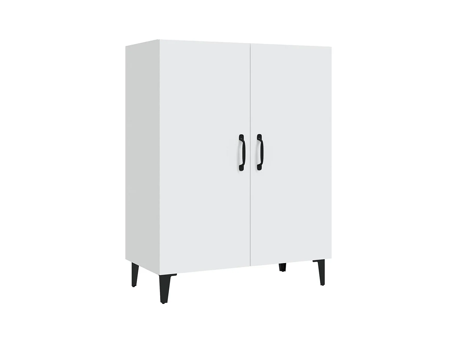 Buffet Blanc 70x34x90 cm Bois d'ingénierie