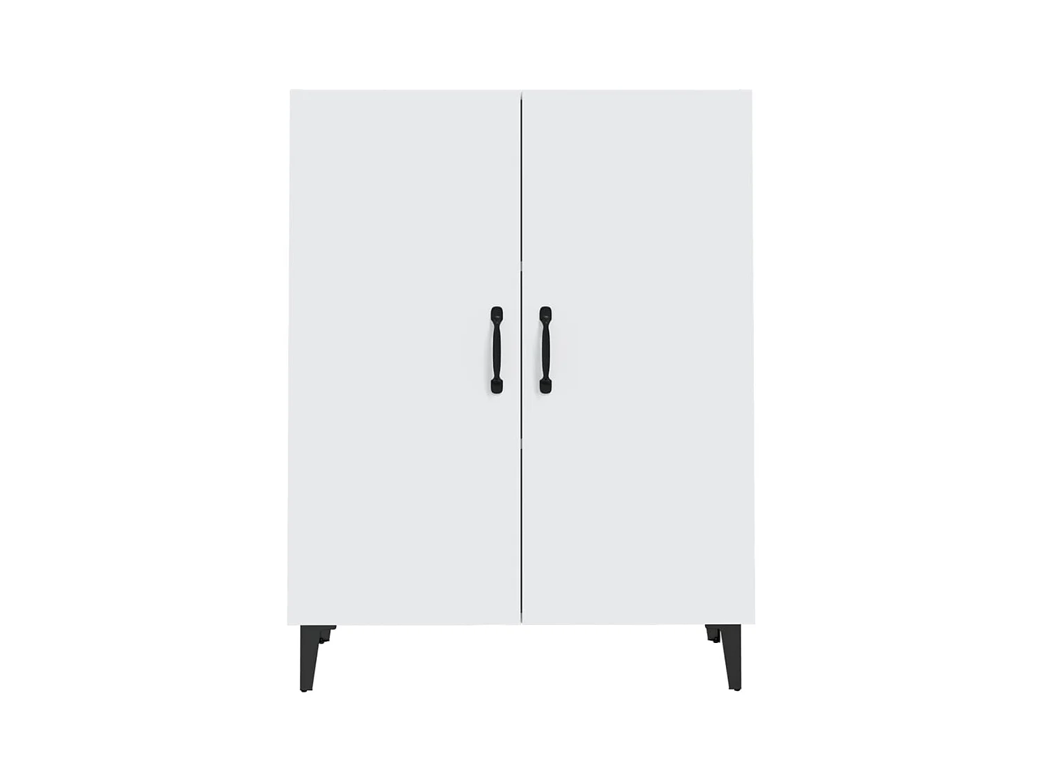 Buffet Blanc 70x34x90 cm Bois d'ingénierie