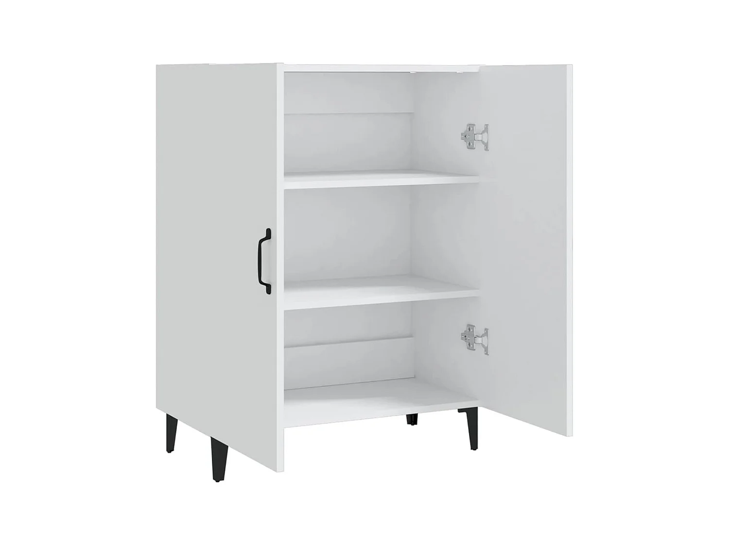 Buffet Blanc 70x34x90 cm Bois d'ingénierie