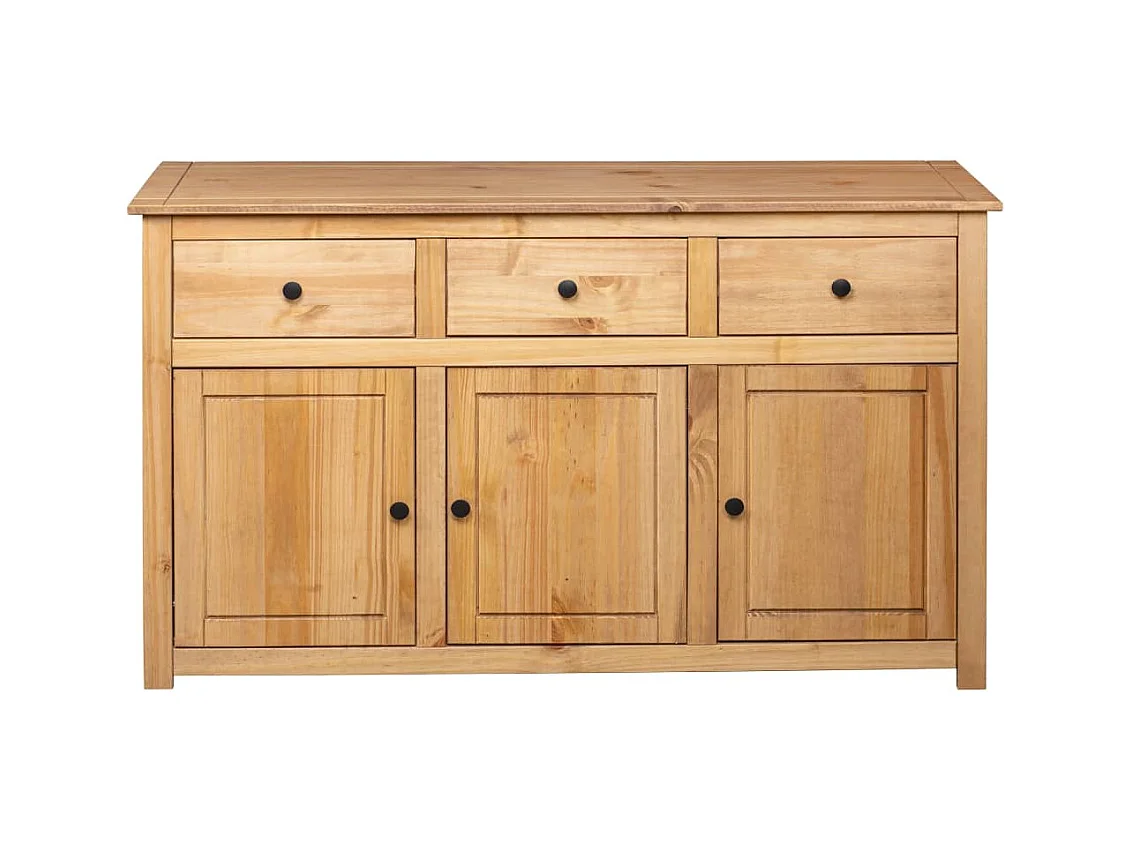 Buffet 135x40x80 cm Pin solide Assortiment Panama