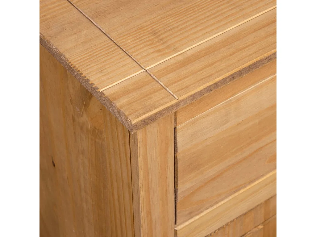 Buffet 135x40x80 cm Pin solide Assortiment Panama