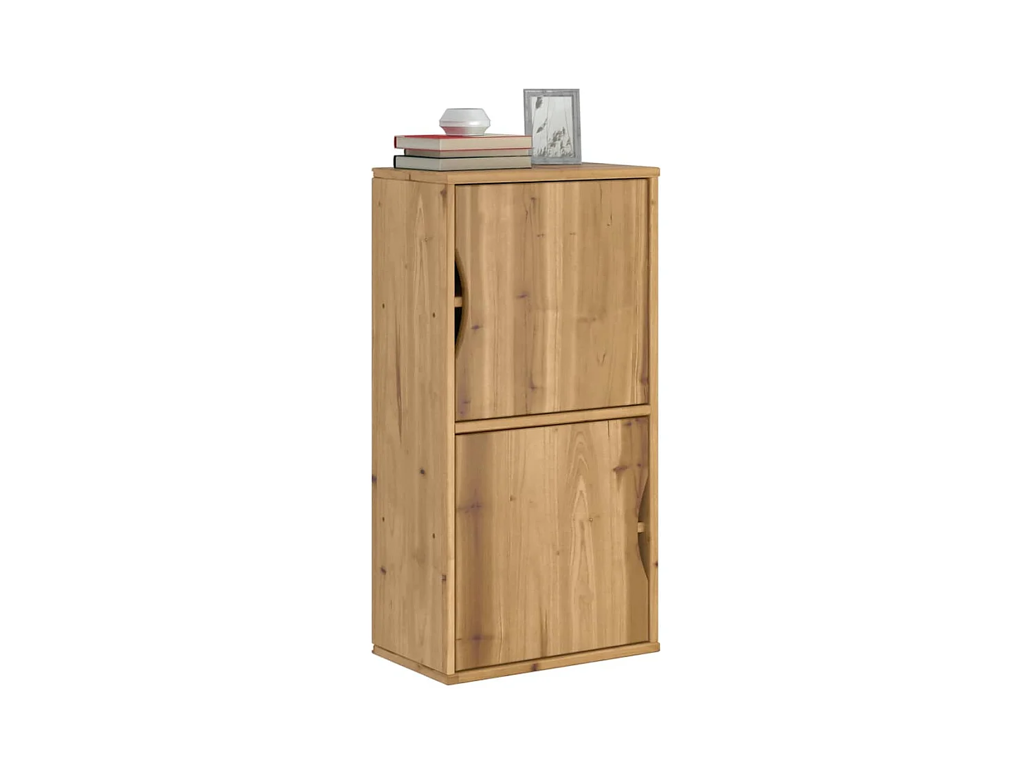 Armoire latérale ODDA 40x24x79 cm bois massif pin