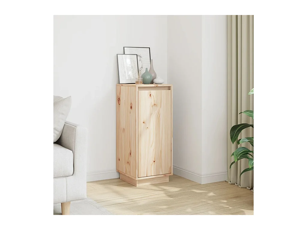 Buffet 31,5x34x75 cm Bois massif de pin