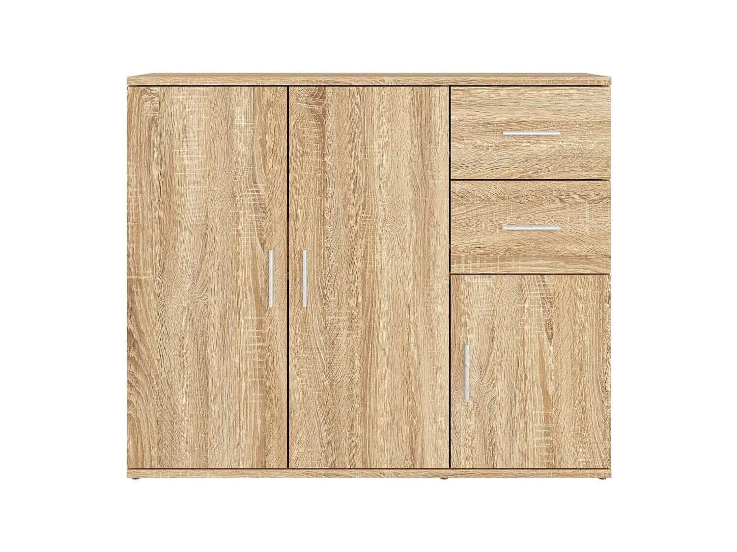 Buffet Chêne sonoma 91x29,5x75 cm Bois d'ingénierie