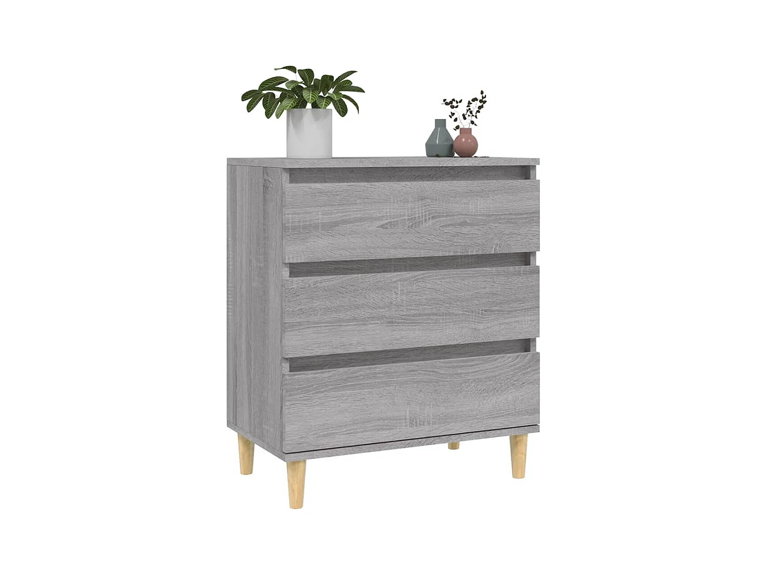 Buffet Sonoma gris 60x35x70 cm Bois d'ingénierie