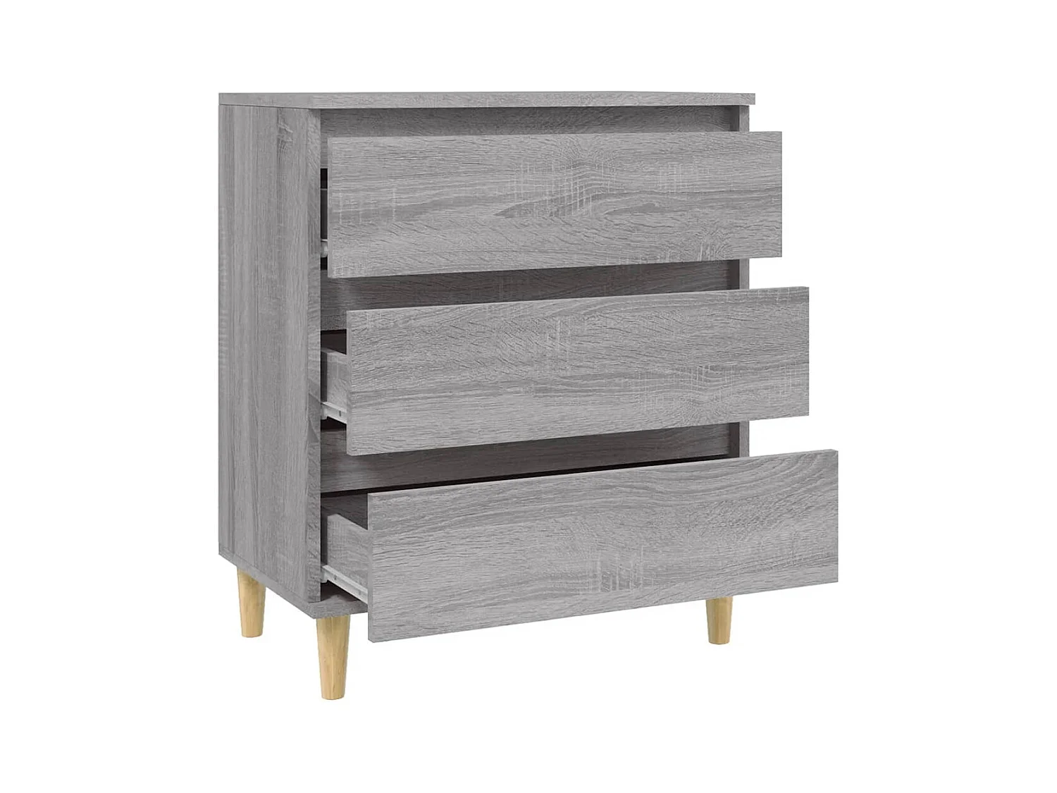 Buffet Sonoma gris 60x35x70 cm Bois d'ingénierie