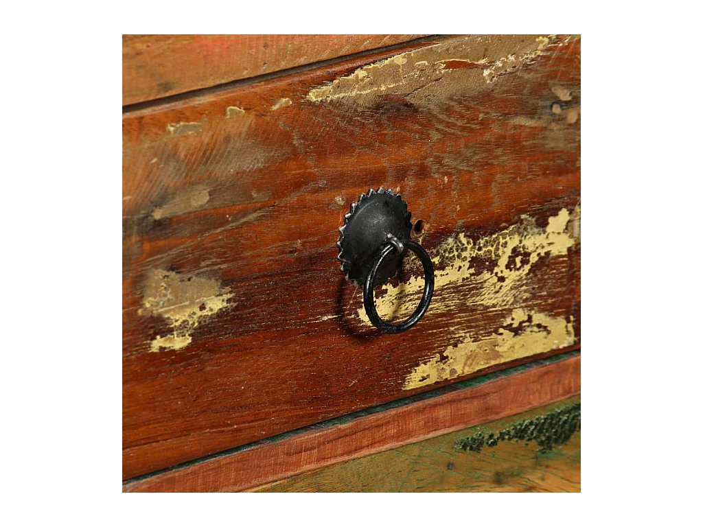 Credenza in legno massello di recupero 120x35x76 cm