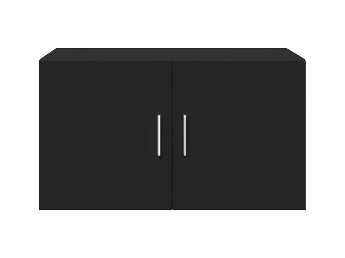 Armoire murale noir 70x42,5x40 cm bois d'ingénierie